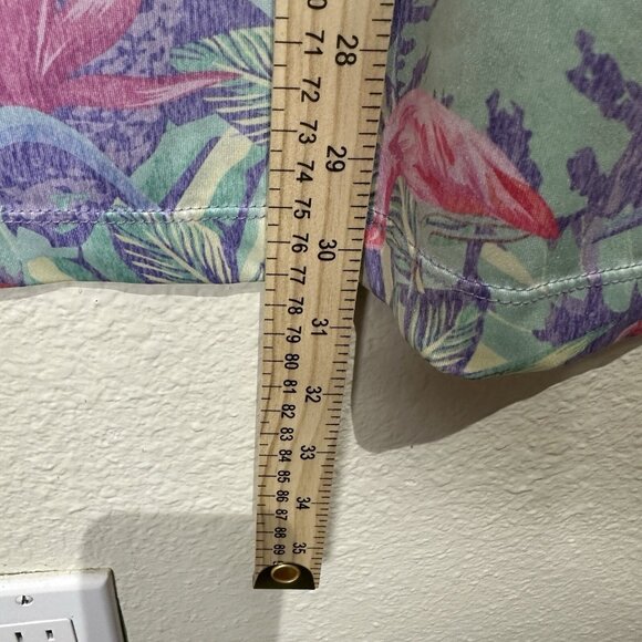 Bad Birdie Mingos Polo Shirt XXL Golf Short Sleeve Flamingos Purple Pink - Picture 8 of 10